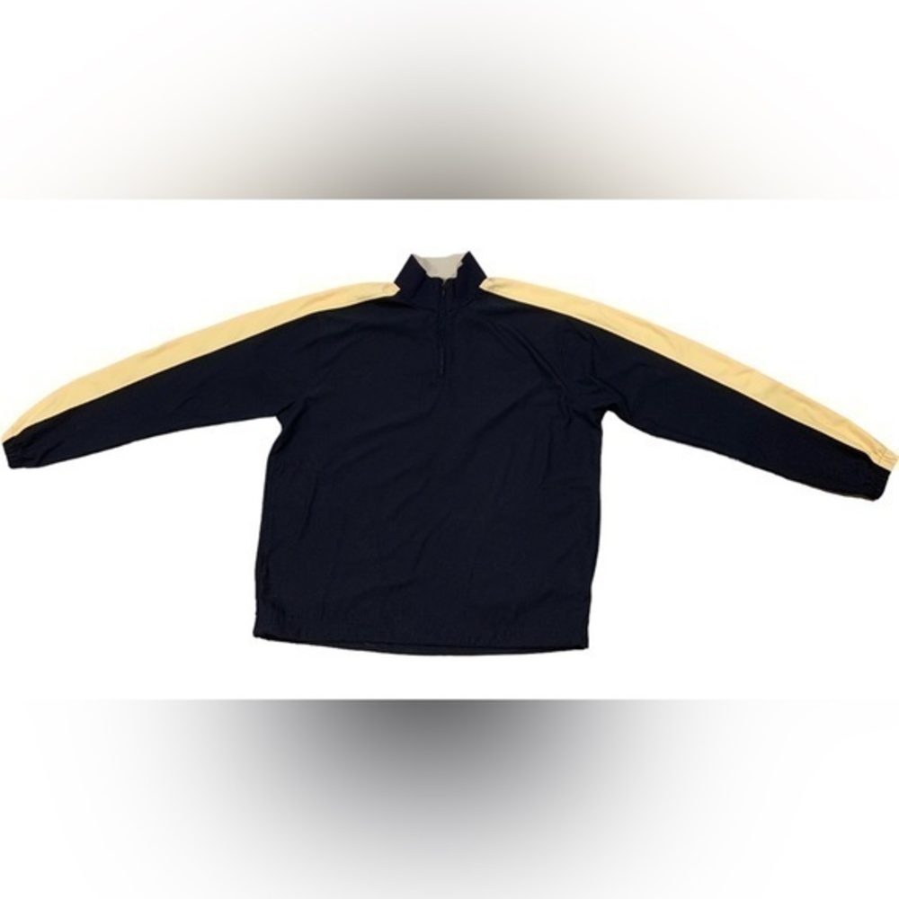 Callaway Golf Jacket Mens Medium Pullover 1/4 Zip Golf Blue Yellow